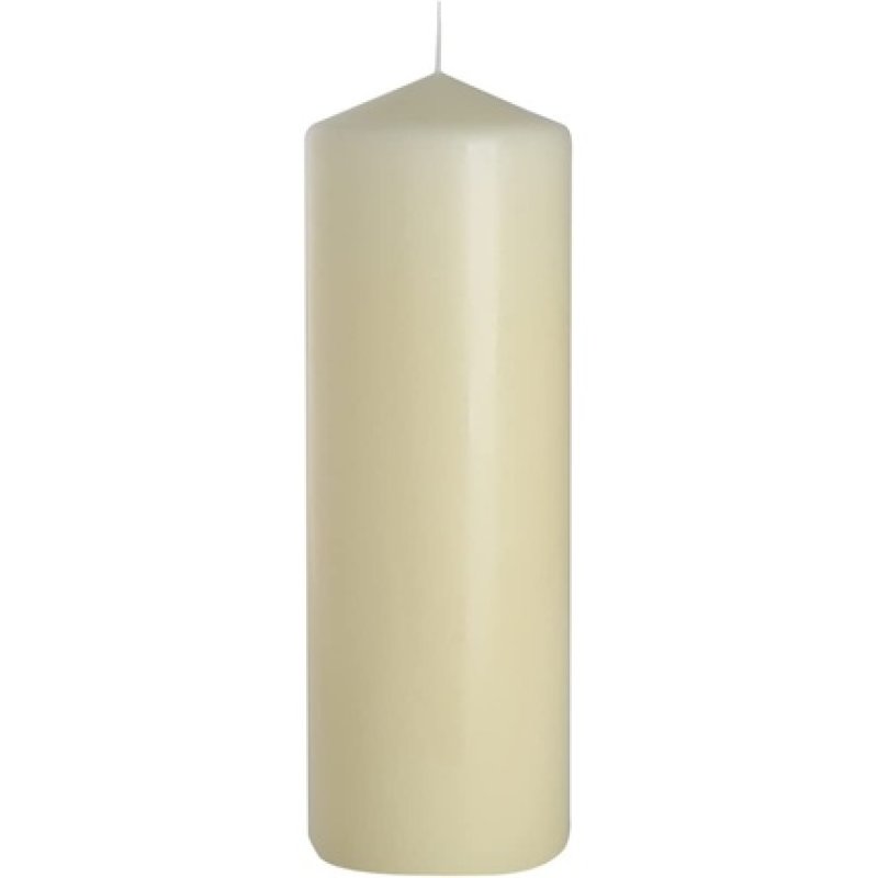 Pillar Candle Beige, Ø 8 X 25cm High, Approx. 160 H Burning Time