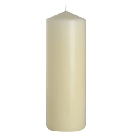 Pillar Candle Beige, Ø 8 X 25cm High, Approx. 160 H Burning Time