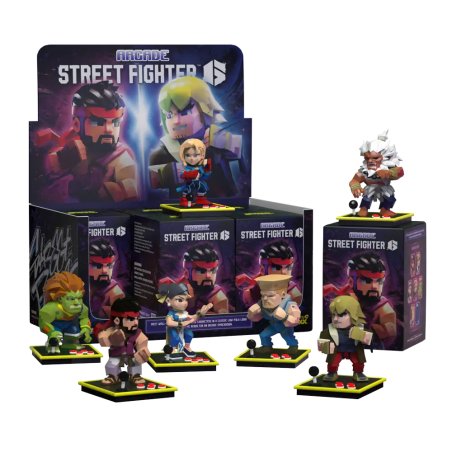 STREET FIGHTER - Arcade Street Fighter Series (Display 6 Fig.)