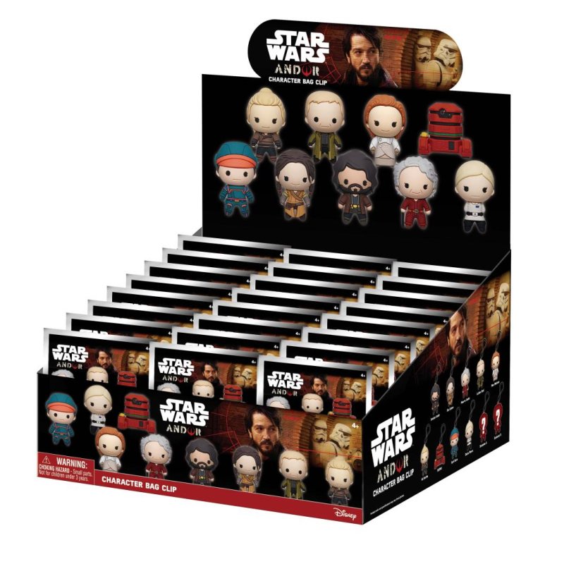 STAR WARS - Andor - 3D Foam Bag Clip (Display 24 Pcs)