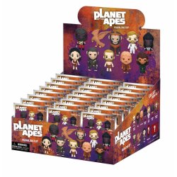 LA PLANETE DES SINGES - Series 1 - 3D Foam Bag Clip (Display 24 Pcs)