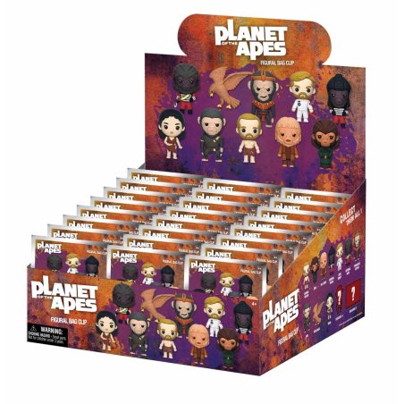 LA PLANETE DES SINGES - Series 1 - 3D Foam Bag Clip (Display 24 Pcs)