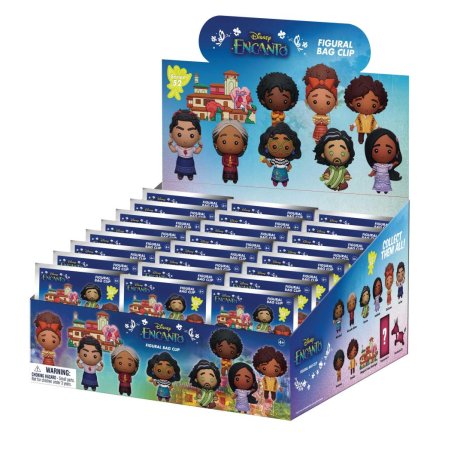 ENCANTO - Series 52 - 3D Foam Bag Clip (Display 24 Pcs)
