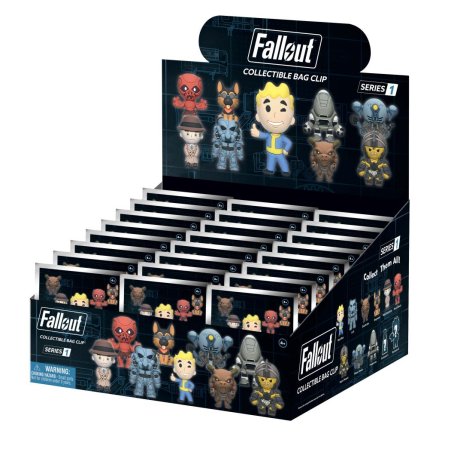 FALLOUT - Series 1 - 3D Foam Bag Clip (Display 24 Pcs)