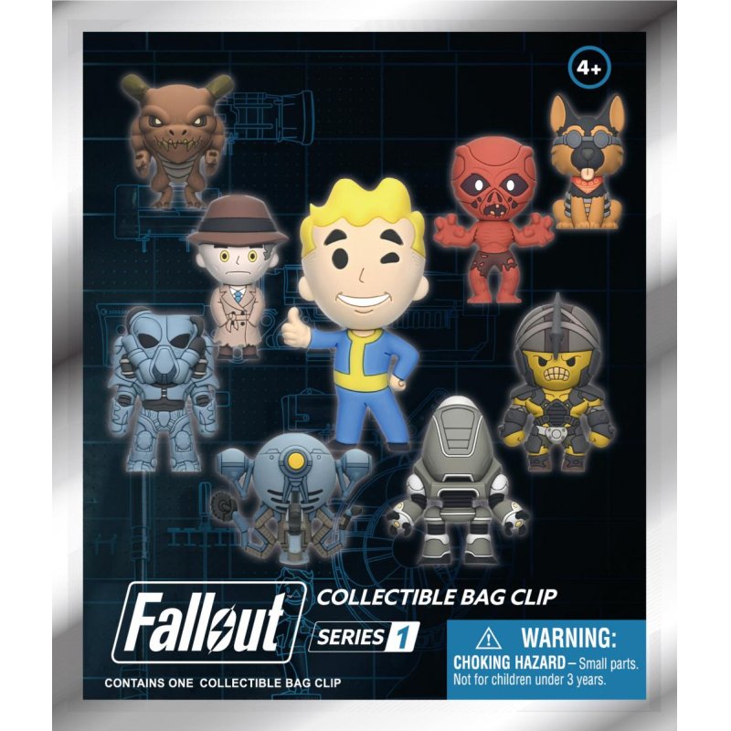 FALLOUT - Series 1 - 3D Foam Bag Clip (Display 24 Pcs)