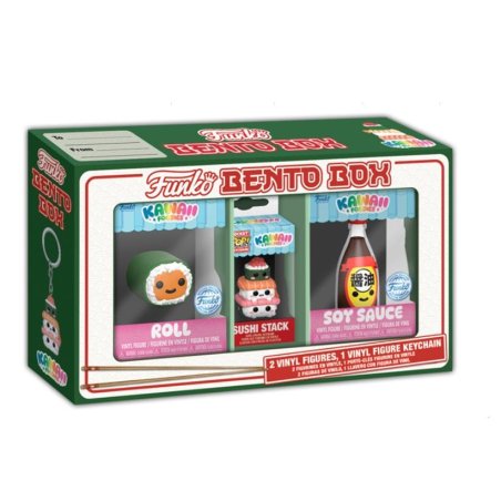 FOODIES - POP Bento Box - Roll, Sushi Stack & Soy sauce