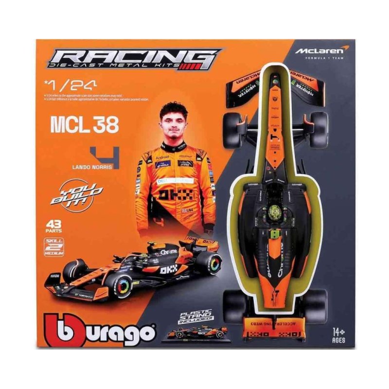 FORMULA 1 - F1 Mclaren Mcl38 Lando Norris - Model Kit 1/24