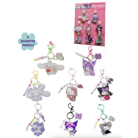 HELLO KITTY & Friends - Display de 16 Porte-clés