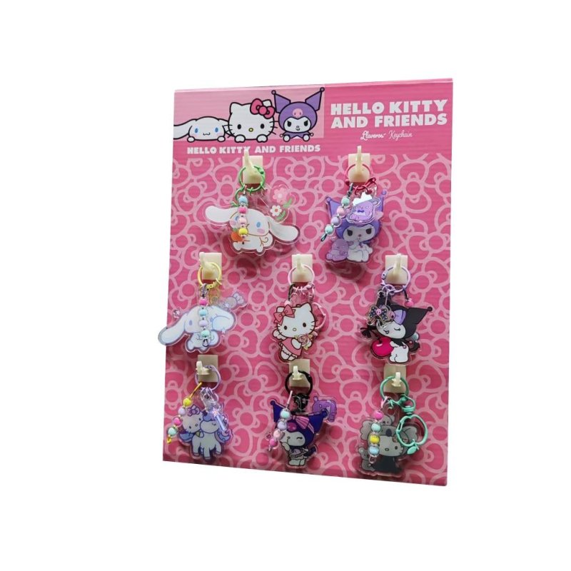 HELLO KITTY & Friends - Display de 16 Porte-clés