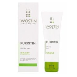 Iwostin Purritin Active Cream For Oily And Acne-Prone Skin, 40ml