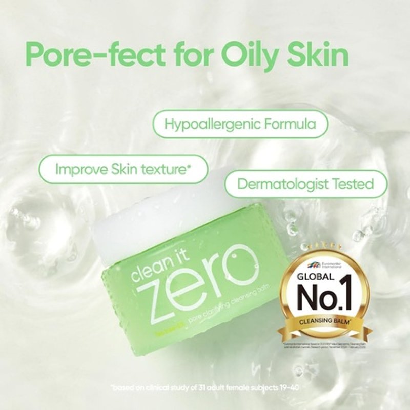 Banila Co Clean It Zero Pore Clarifying Cleansing Balm Korean Makeup Remover