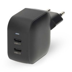 Chargeur mural 45 W | GaN | PD3.0 | Fonction de charge rapide | 2.25 A *
