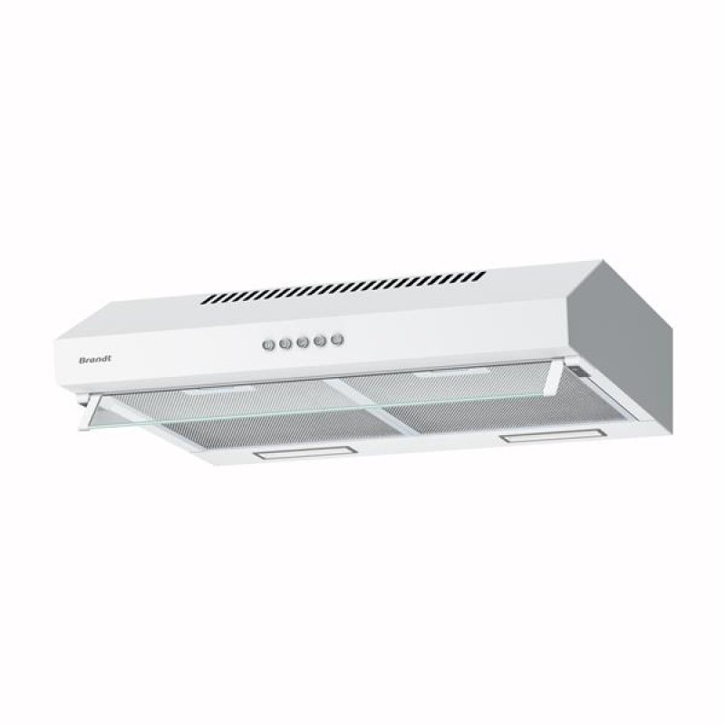 Brandt BHC4611W cooker hood Wall-mounted White C 319 m³/h