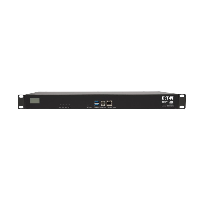 Tripp Lite B098-016 16-Port Console Server, USB Ports (2) - Dual GbE NIC, 16 Gb Flash, SD Card, Desktop/1U Rack, TAA