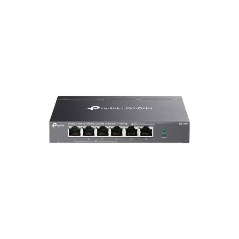 OMADA 6-PORT 10/100 MBPS DESKTOP SWITCH WITH 4-PORT POE 