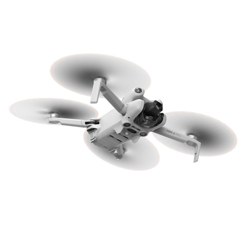 DJI Mini 4 Pro (RC 2) 4 rotors Quadcoptère 48 MP 3840 x 2160 pixels 2590 mAh Noir, Blanc