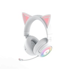 RAZER Kraken Kitty V3 Pro - Casque sans fil RGB White Ed.