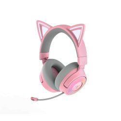 RAZER Kraken Kitty V3 Pro - Casque sans fil RGB Quartz Ed.