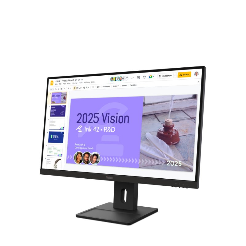 Lenovo ThinkVision E27Q-40 Business Monitor - QHD, 100Hz ENERGY Star Certified, TCO 10, TCO Edge 2.1, EPEAT™ Gold