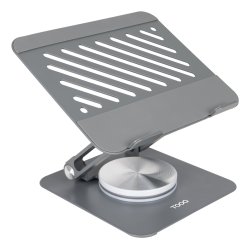 SOPORTE PLEGABLE 360° DISPOSITIVOS HASTA 13", GRIS