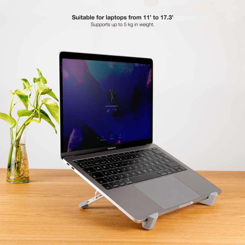 TooQ TQLRS0036-AL laptop stand Silver 43.9 cm (17.3")