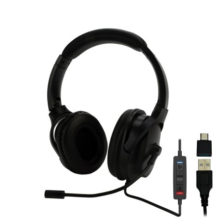 MCL MK1A99AZZZCSQMUSB - Casque Micro filaire USB-A / USB-C