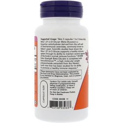 Beta Glucans, With Immune Enhancer, Xtra Strength, 250 Mg - Now Foods