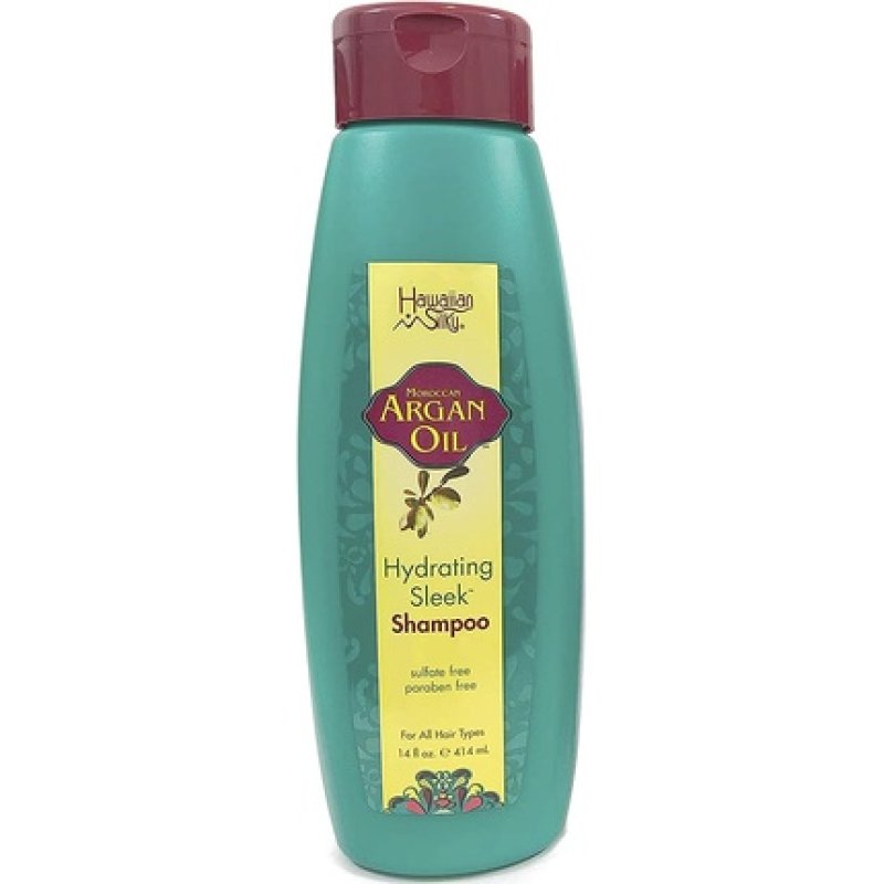 Hawaiian Silky Moroccan Argan Oil Hydrating Sleek Shampoo 414ml