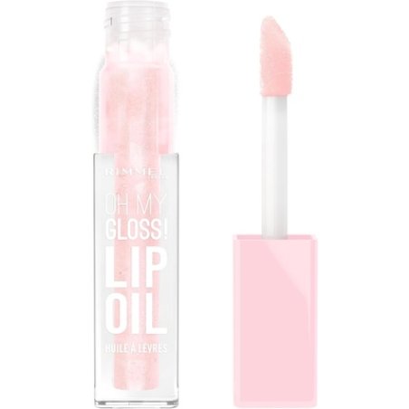 Rimmel Oh My Gloss Lip Oil 005 Pink Sugar Juicy Shine Hydrates Naturally