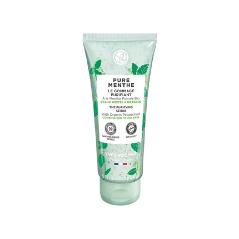 Yves Rocher Purifying Scrub for Combination to Oily Skin 25 Oz