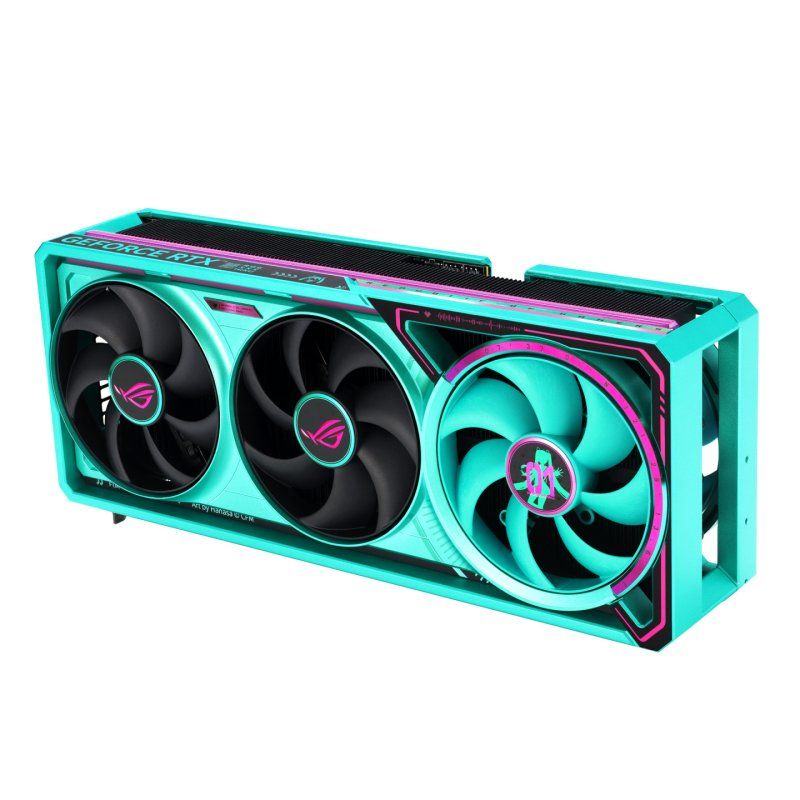 ASUS ROG-ASTRAL-RTX5080-O16G-HATSUNE-MIKU-EDITION NVIDIA GeForce RTX 5080 16 Go GDDR7