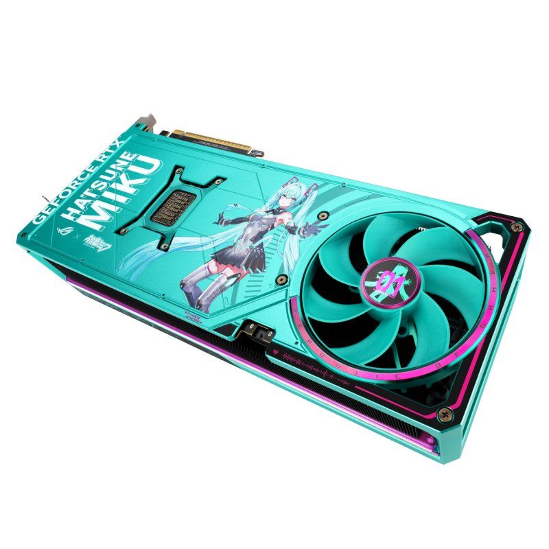 ASUS ROG-ASTRAL-RTX5080-O16G-HATSUNE-MIKU-EDITION NVIDIA GeForce RTX 5080 16 Go GDDR7