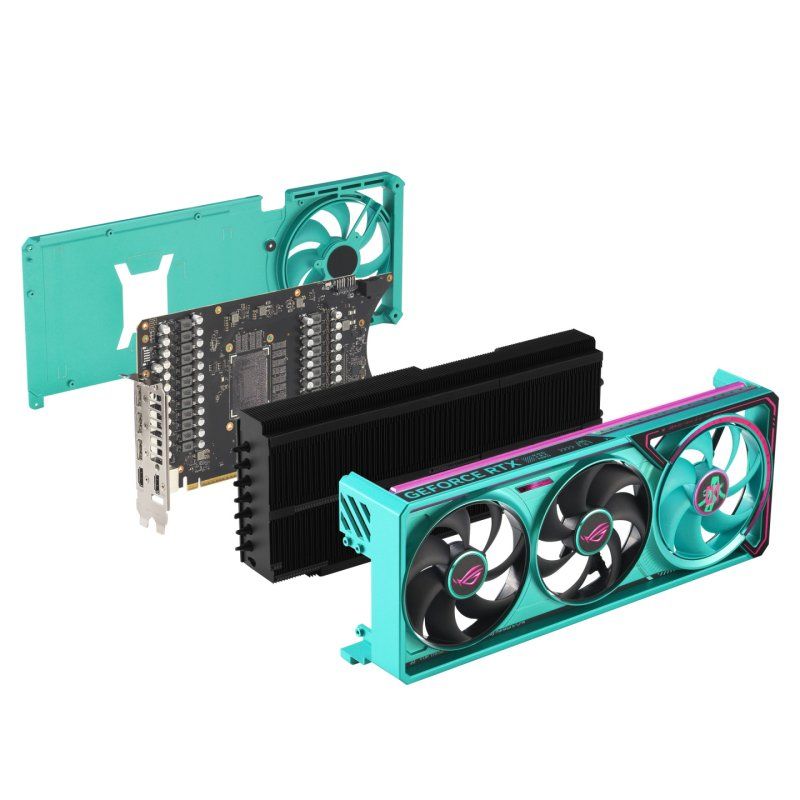 ASUS ROG-ASTRAL-RTX5080-O16G-HATSUNE-MIKU-EDITION NVIDIA GeForce RTX 5080 16 Go GDDR7