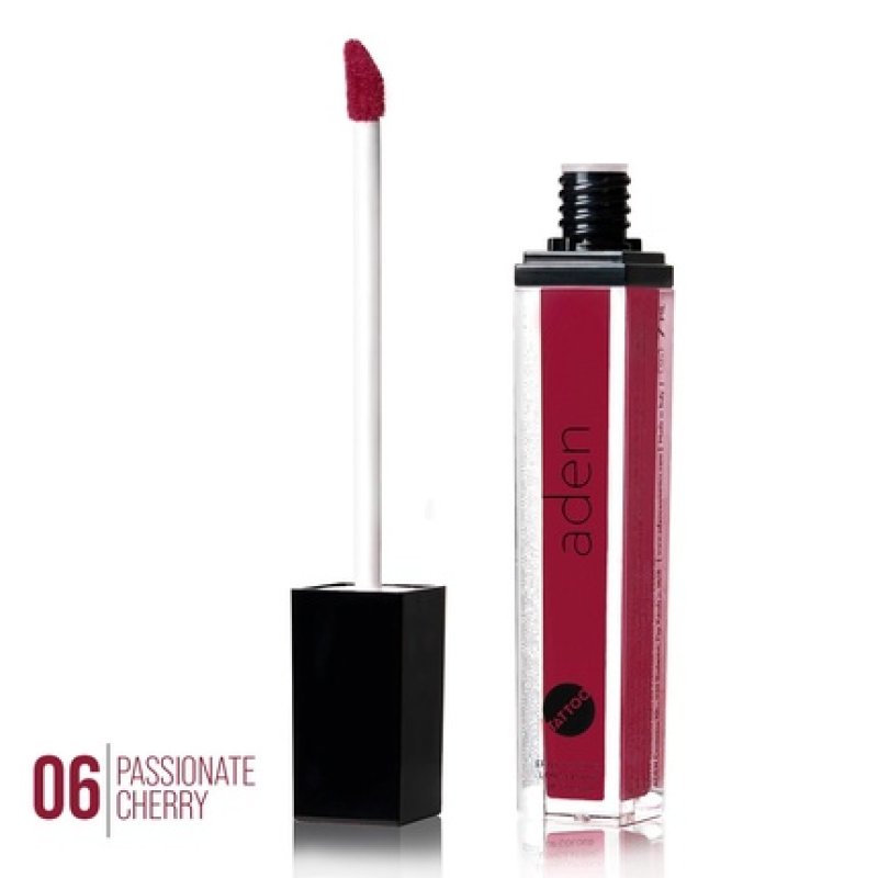 Aden Tattoo Matte Lipstick 7ml Highly Pigmented Non-Shiny