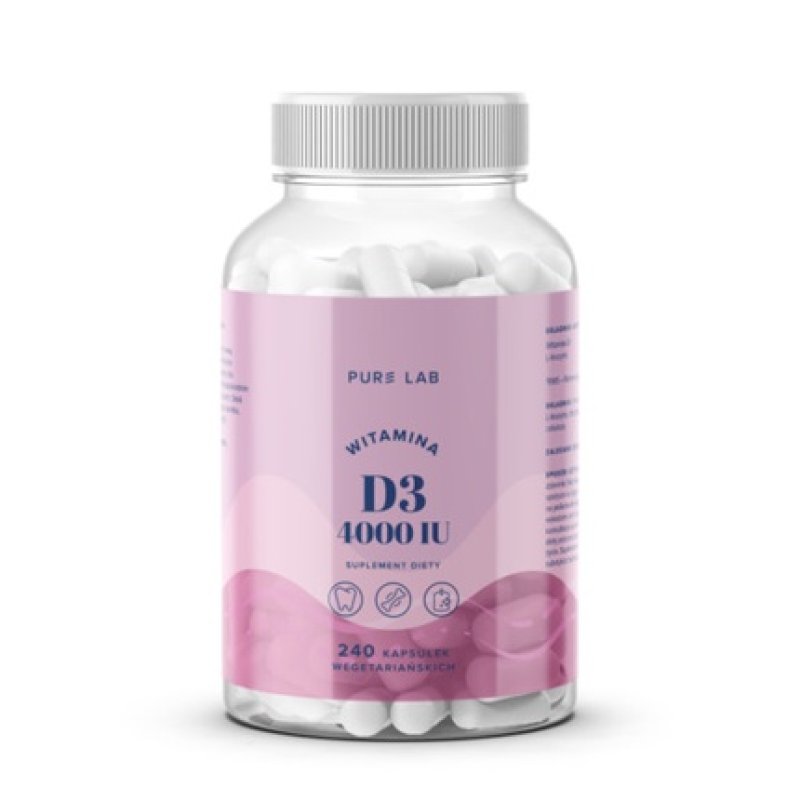 Pure Lab Vitamin D3 4000 IU 240 Capsules