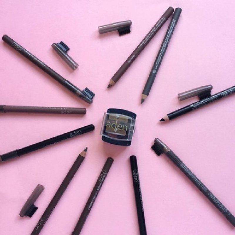 Aden Eyebrow Pencil 114g with Eyebrow Brush - Highly Pigmented for Precise Application