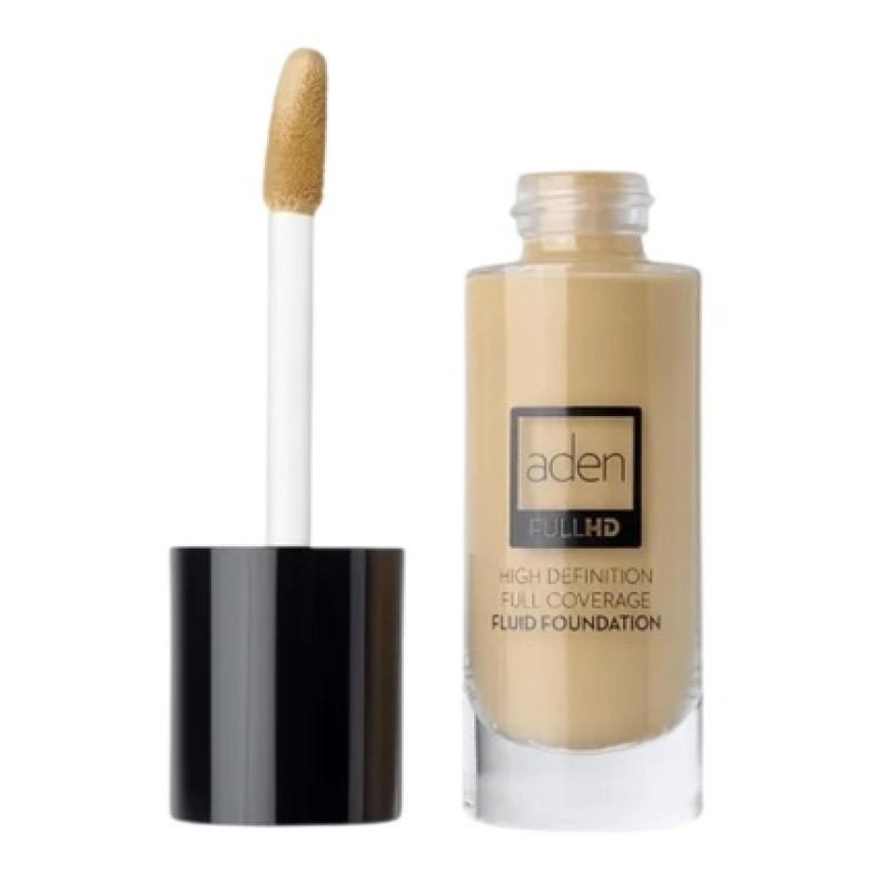Aden Fluid Foundation Makeup with Nano Technology 20ml Color Adapting