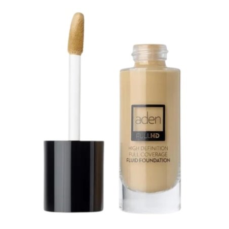 Aden Fluid Foundation Makeup with Nano Technology 20ml Color Adapting