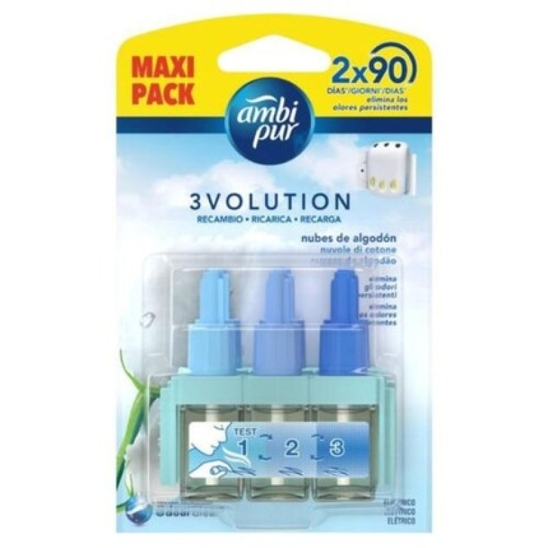 Ambipur 3volution Refill Electric Deodorant Cotton Clouds 20ml