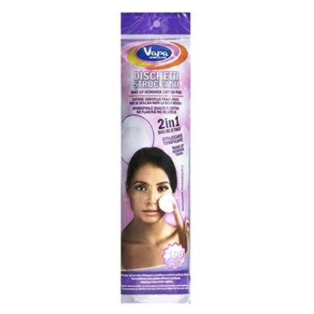 Vapa Makeup Remover Pads 100 Pieces 2 in 1