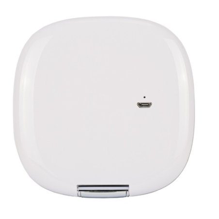 Hand Compact Mirror Pocket Mirror Humanas HS-PM01 with Illumination