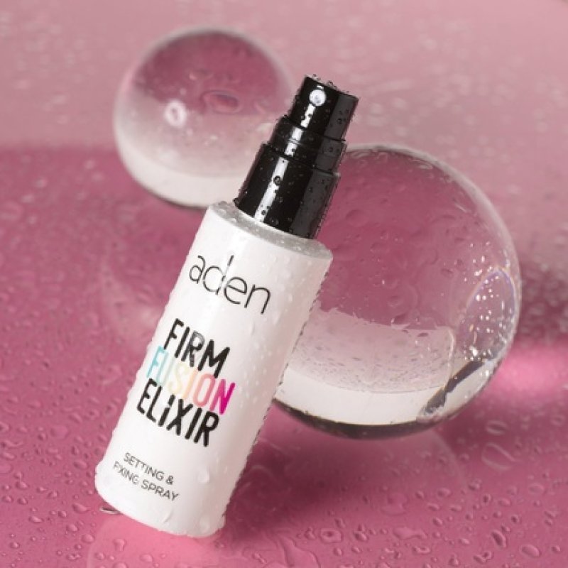 Aden Makeup Prime & Fixing Spray Resists Sweat and Keeps Foundation and Eye Makeup