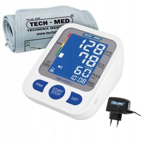 Upper Arm Blood Pressure Monitor with Voice Function