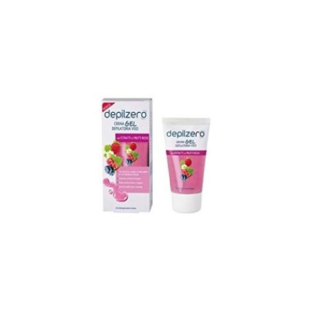 Depilatory Face Gel Cream with Red Fruit Extracts 50ml