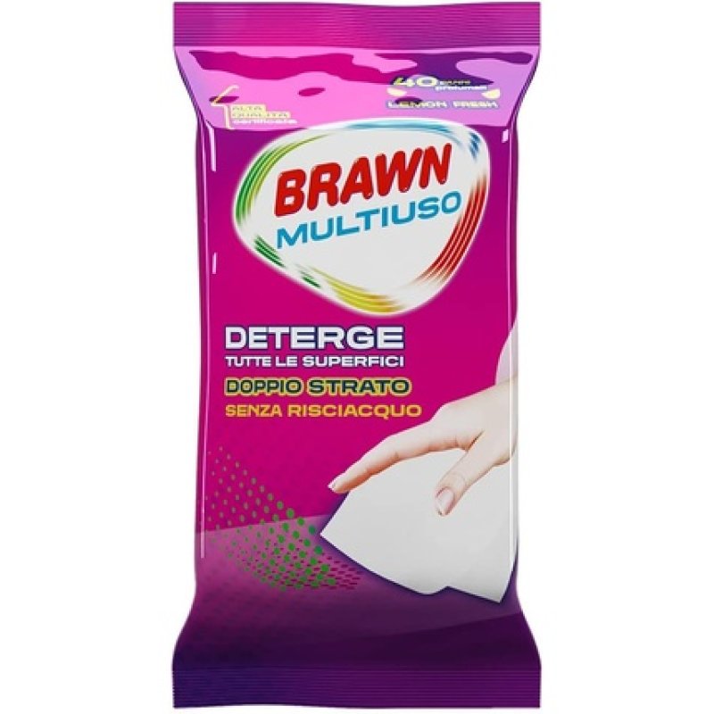 Brawn Multi-Purpose Wipes X 40