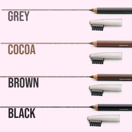 Aden Eyebrow Pencil 114g with Eyebrow Brush - Highly Pigmented for Precise Application