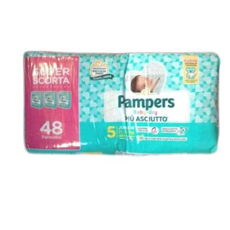Pampers Baby Dry Fit Prime Junior Size 5 Diapers 192 Count Maximum Absorbency