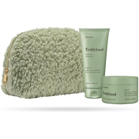 Pupa Teddyland Kit Shower Gel 200ml and Scented Body Scrub 150ml