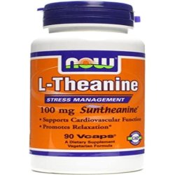 Now 100mg L-Theanine 90 Veg Capsules