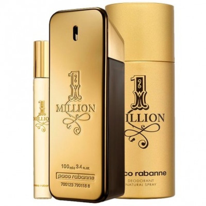 Paco Rabanne 1 Million Eau De Toilette 100ml Eau De Toilette 10ml Deodorant Spray 150ml